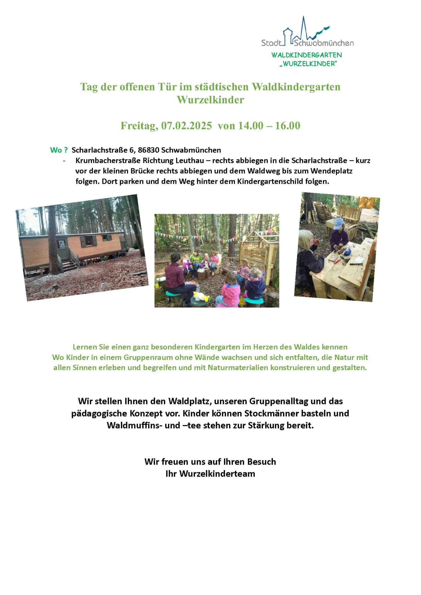 Städtischer Waldkindergarten Wurzelkinder Städtischer Waldkindergarten Wurzelkinder