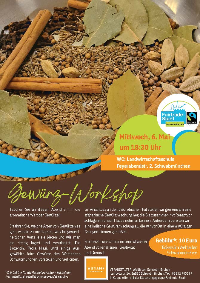 Flyer Gewürz-Workshop